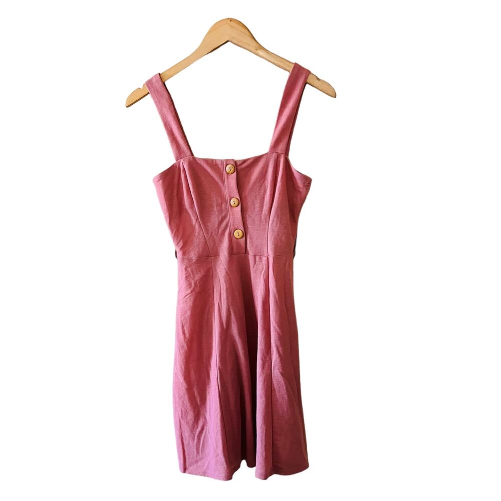 Topshop Half Button zip Dress Size 4 NWT - Picture 2 of 7